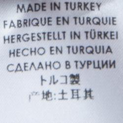 Pre Owned McQ by Alexander McQueen Black Leather Panel Pencil Skirt XS