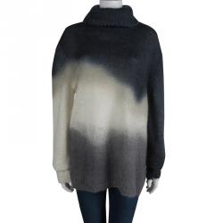 McQ By Alexander McQueen Ombre Effect Turtleneck Sweater L