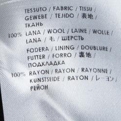 Pre Owned McQ By Alexander McQueen Green Wool Tartan Plaid Inverted Pleat Rupert Skirt M