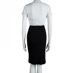 Pre Owned McQ By Alexander McQueen Multicolor Printed Knit Tube Skirt XL