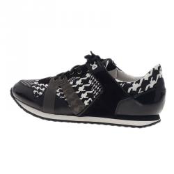 مملوكة مسبقًا حذاء  رياضي أم سي كيو باي اليكساندر ماكوين كاروهات كانفاس و جلد مقاس 40