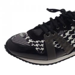 مملوكة مسبقًا حذاء  رياضي أم سي كيو باي اليكساندر ماكوين كاروهات كانفاس و جلد مقاس 40