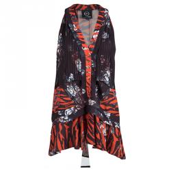 Pre Owned MCQ By Alexander McQueen Multicolor Floral Printed Pintucked Sleeveless Top S