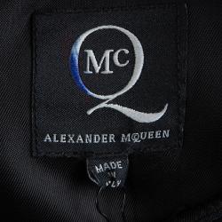 Pre Owned McQ by Alexander McQueen Black Short Sleeve Top S