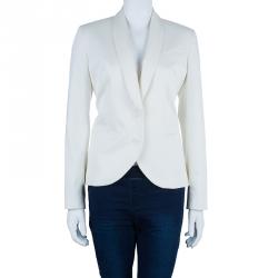 Pre Owned McQ By Alexander McQueen White Tailored Blazer M