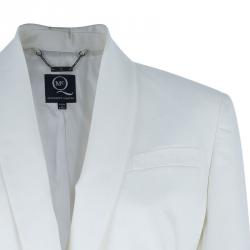 Pre Owned McQ By Alexander McQueen White Tailored Blazer M