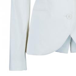 Pre Owned McQ By Alexander McQueen White Tailored Blazer M