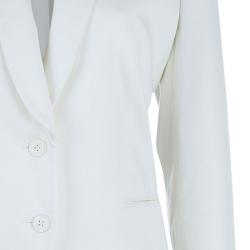 Pre Owned McQ By Alexander McQueen White Tailored Blazer M