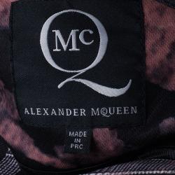 McQ By Alexander McQueen Zebra Print Jacket S
