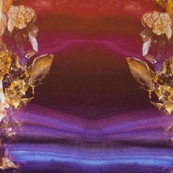 Pre Owned McQ by Alexander McQueen Mineral Print Silk Dress S