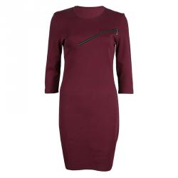 مملوكة مسبقًا فستان أم سي كيو باي أليكساندر مكوين مريوت بسحاب مزين M