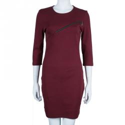 مملوكة مسبقًا فستان أم سي كيو باي أليكساندر مكوين مريوت بسحاب مزين M