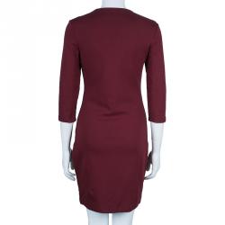 مملوكة مسبقًا فستان أم سي كيو باي أليكساندر مكوين مريوت بسحاب مزين M