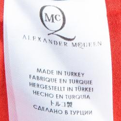 Pre Owned فستان أم سي كيو باي أليكساندر مكوين برتقالي غير متماثل XL