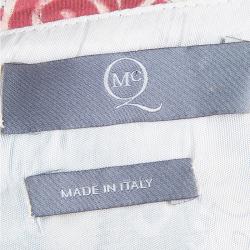 مملوكة مسبقًا McQ by Alexander McQueen Multicolor One Shoulder Zip Dress M