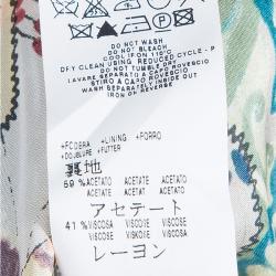 مملوكة مسبقًا McQ by Alexander McQueen Multicolor One Shoulder Zip Dress M