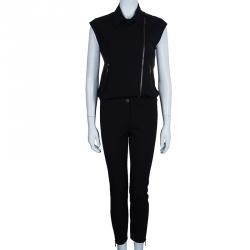 Pre Owned McQ by Alexander McQueen Black Sleeveless Jumpsuit S
