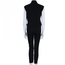 Pre Owned McQ by Alexander McQueen Black Sleeveless Jumpsuit S