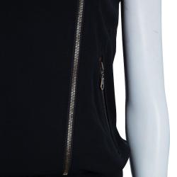 Pre Owned McQ by Alexander McQueen Black Sleeveless Jumpsuit S