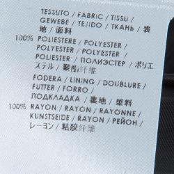 Pre Owned فستان أم سي كيو باي أليكساندر مكوين أسود بسحاب مزين S