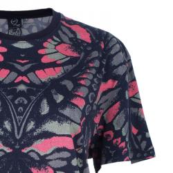 Pre Owned McQ By Alexander McQueen Butterfly Printed Boyfriend T-Shirt L