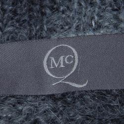Pre Owned McQ by Alexander McQueen Grey Ombre Turtleneck Sweater S