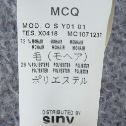 Pre Owned McQ by Alexander McQueen Grey Ombre Turtleneck Sweater S