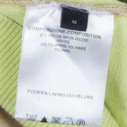 Pre Owned McQ by Alexander McQueen Beige Contrast Print Sweater M