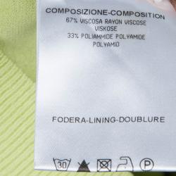 Pre Owned McQ by Alexander McQueen Beige Contrast Print Sweater M