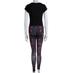 McQ by Alexander McQueen Green Printed Leggings S