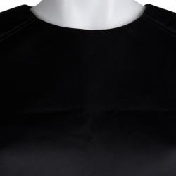 Pre Owned McQ By Alexander McQueen Black Sleeveless Crop Top M