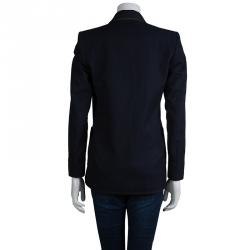 Pre Owned McQ By Alexander McQueen Navy Blue Blazer S
