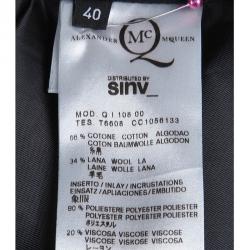 Pre Owned McQ By Alexander McQueen Navy Blue Blazer S