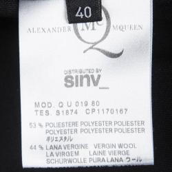 Pre Owned McQ By Alexander McQueen Black Sleeveless Jumpsuit S