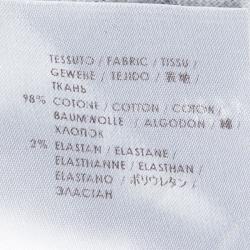 Pre Owned McQ by Alexander McQueen Lace Printed Denim Cropped Skinny Jeans M