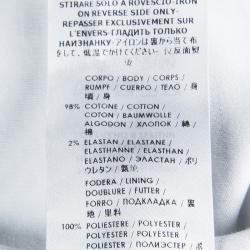 مملوكة مسبقًا فستان أم سي كيو باي اليكساندر ماكوين بلا أكمام مكسم قطن منقوش ميدي S