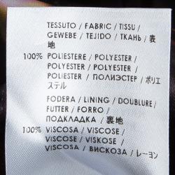 Pre Owned McQ By Alexander McQueen Multicolor Blurry Lights Print Skirt L