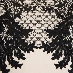 Pre Owned فستان أم سي كيو باي أليكساندر ماكوين بيج طباعة دانتيل M