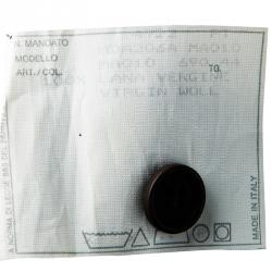 Pre Owned McQ By Alexander Mcqueen Brown Draped Belt Detail Wide Leg Trousers M