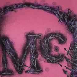 McQ By Alexander McQueen Pink Logo Printed T-Shirt S