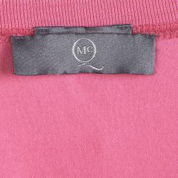 McQ By Alexander McQueen Pink Logo Printed T-Shirt S