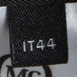 Pre Owned McQ By Alexander McQueen Black Floral Printed Sleeveless Top M