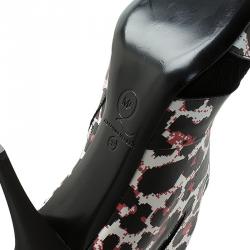 Pre Owned حذاء بوت للكاحل أم سي كيو باي أليكساندر مكوين نقشة الف هد مقاس 39