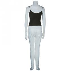 Michael Kors White Denim Skinny Fit Jeans M