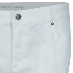 Michael Kors White Denim Skinny Fit Jeans M