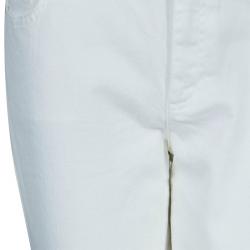 Michael Kors White Denim Skinny Fit Jeans M