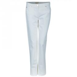 Michael Kors White Denim Flare Jeans L