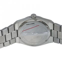 Pre Owned Michael Kors Black Stainless Steel Crystal Channing MK6089 Women's Wristwatch 38MM