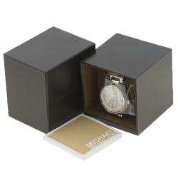 Pre Owned Michael Kors White Stainless Steel Skylar MK5866 Women's Wristwatch 40 MM