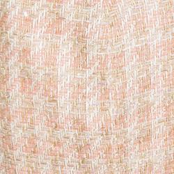 Pre Owned Michael Kors Pink Tweed Sequin Embellished Skirt Suit L